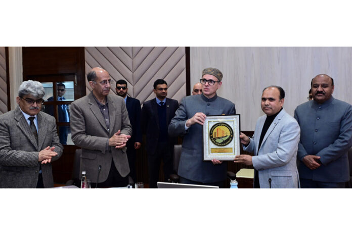 CM giving appreciation certificate on Tuesday.