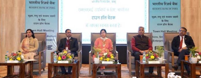 DC Samba Ayushi Sundan along with others attending a meeting in Jammu.