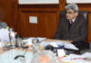 Chief Secretary chairing a meeting on Tuesday.