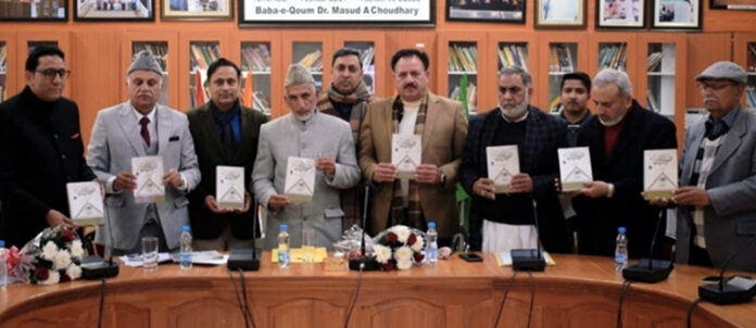 Chairman MET Khurshid Bismil, GDCT members and other dignitaries during an event at Jammu.