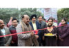 Dy CM inaugurating Gandhi Shilp Bazar 2026 at Jammu Haat on Friday.