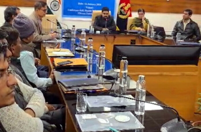 Pr CCA, MHA, Dr Ajay Shanker Singh virtually inaugurating new accounts offices for J&K Home Department. Pr CCA, MHA, Dr Ajay Shanker Singh virtually inaugurating new accounts offices for J&K Home Department.