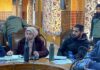 Wildlife officials and members of NGO during an orientation programme at Shopian.