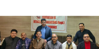 Members of FRAs during their meeting in Jammu.