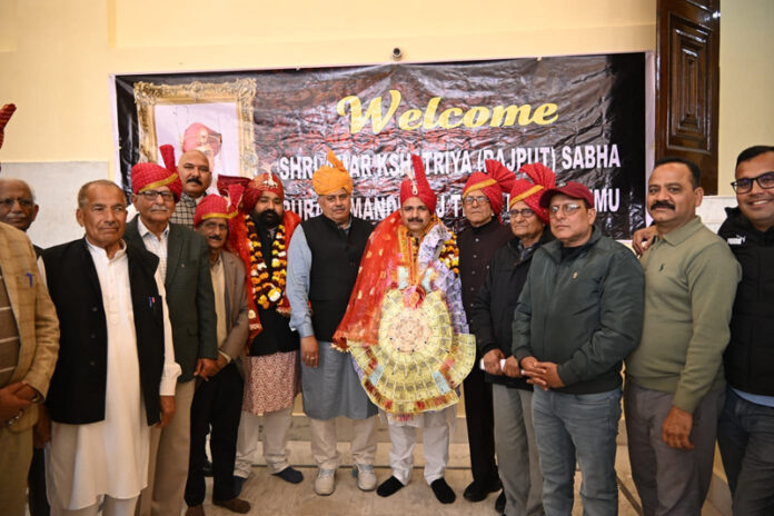 Rajput Sabha office bearers with newly appointed District President Samba & Youth Wing head.