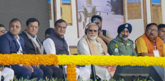 Modi Witnesses Special IAF Aerial Show At Emergency Landing Facility In Assam