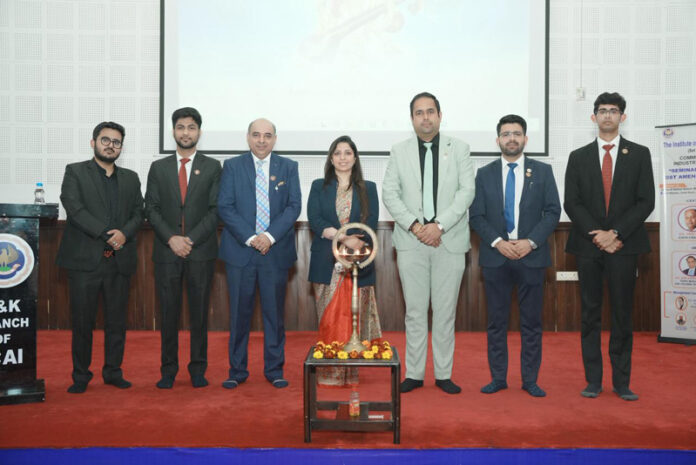 Members of ICAI posing for a group photograph during a function in Jammu. Members of ICAI posing for a group photograph during a function in Jammu.