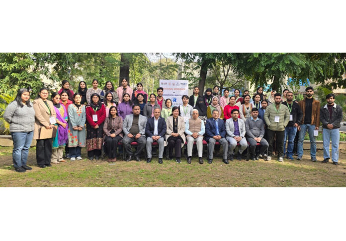 JU Vice-Chancellor, Prof Umesh Rai with participants and organizers of workshop during inaugural session. JU Vice-Chancellor, Prof Umesh Rai with participants and organizers of workshop during inaugural session.