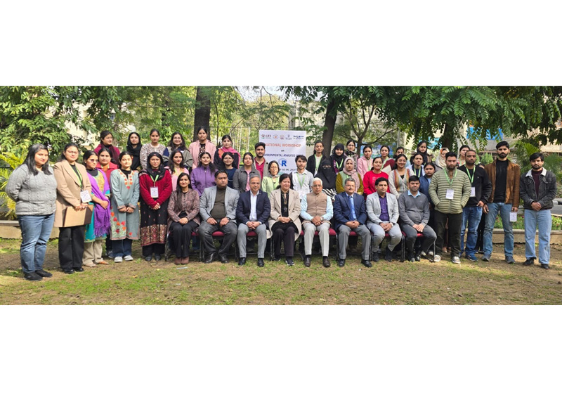 Workshop on ‘Environmental analysis using R’ begins at JU