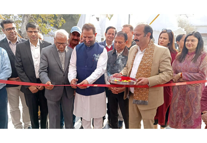 Dr Vikrant Sharma inaugurating free disease screening camp at Panjvaktra Temple on Sunday. Dr Vikrant Sharma inaugurating free disease screening camp at Panjvaktra Temple on Sunday.
