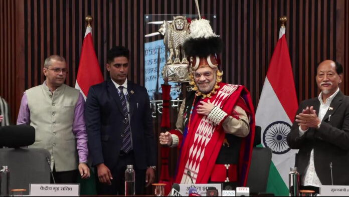 Amit Shah signed the tripartite agreement for creation of Frontier Nagaland Territorial Authority among Eastern Nagaland People’s Organisation (ENPO), Nagaland Government and MHA on Thursday