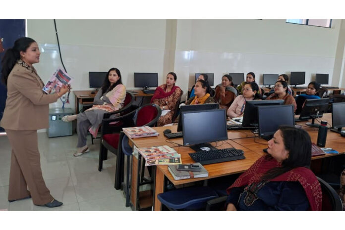 Teachers during workshop at Humanity Public School.
