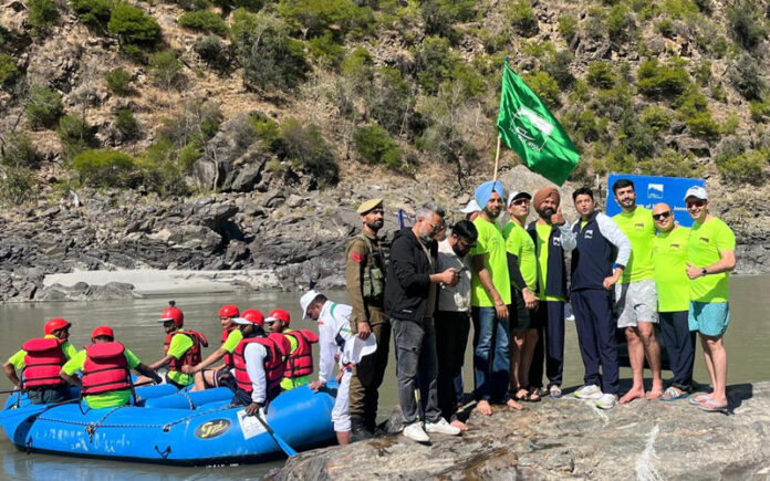 DC Doda along with other officers posing during an event at Doda. DC Doda along with other officers posing during an event at Doda.