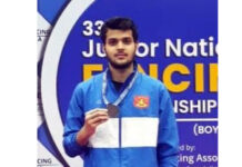 Harshit selected for Junior Asian Fencing C’ship