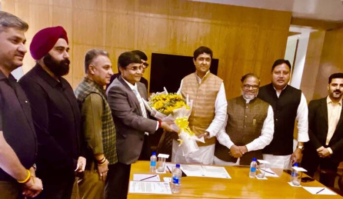 ICC delegation during their meeting with members of Parliamentary Committee in Jammu.