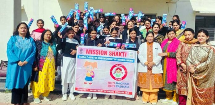 Mission Shakti team at GDC Akhnoor.