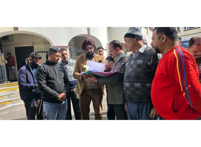 Cong leader TS Tony interacting with people in Jammu.