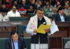 Minister Javed Rana replying to a question in Assembly on Wednesday.