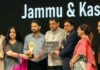 Officers of J&K Tourism Department receiving award at SATTE 2026.