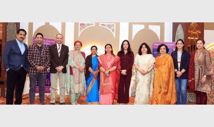 Alumni of MIER posing with management of the instituAlumni of MIER posing with management of the institution during a meet at Jammu.tion during a meet at Jammu. Alumni of MIER posing with management of the institution during a meet at Jammu.