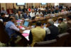 Deputy Chief Minister chairing a meeting at Jammu on Saturday.