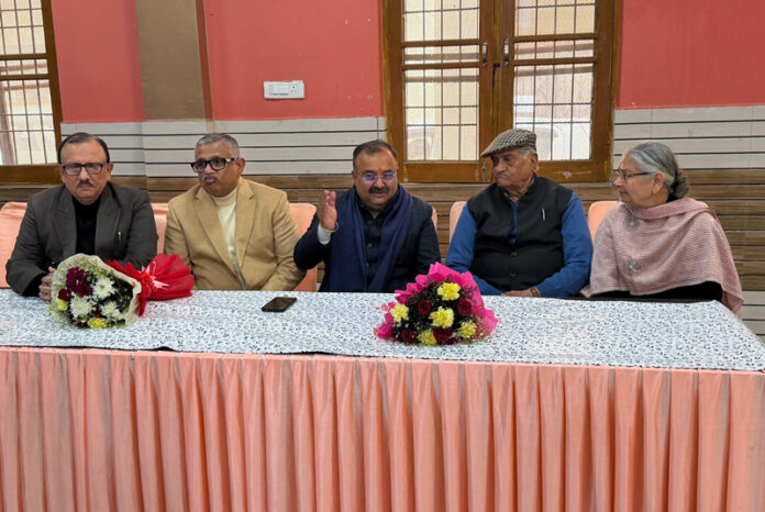 MLA Vikram Randhawa listening to the grievances of locals protesting against proposed illegal kiosks in Gandhi Nagar area.