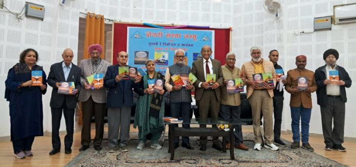Books authored by Dr Nirmal Vinod being released by Dogri Sanstha Jammu on Saturday.