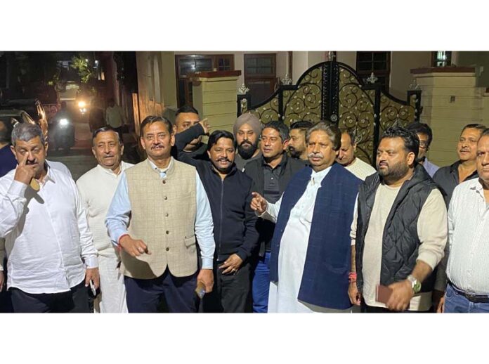 JKPCC working president, Raman Bhalla interacting with people in Jammu South on Saturday. JKPCC working president, Raman Bhalla interacting with people in Jammu South on Saturday.