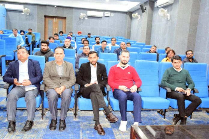 Officers and participants during the workshop.