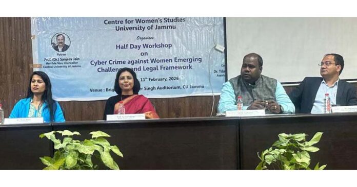 Keynote speaker & others during workshop at CUJ.