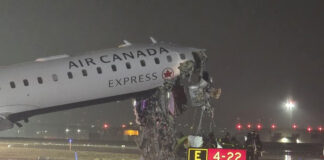 Air Canada Express Plane Collides With Ground Vehicle At New York’s La Guardia Airport