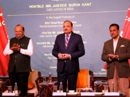 CJI virtually inaugurating DCC Kargil from Leh on Sunday.