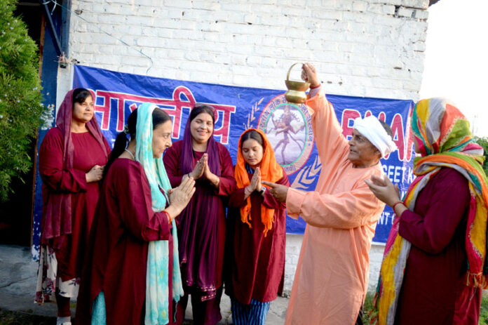 Students performing musical play during the programme by BLSKS.