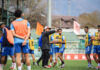 Players in action during practice session in Srinagar.