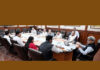 Chief Secretary chairing a meeting at Jammu on Sunday.