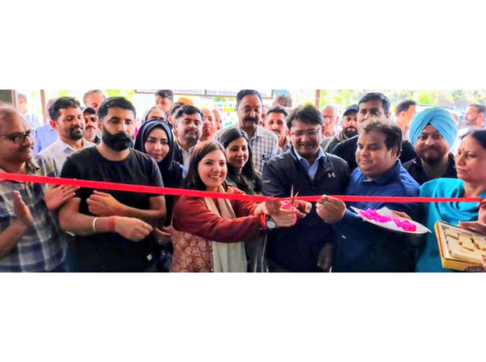 MLA Nagrota Devyani Rana inaugurating Mathwar FPO office at Agore village of Jammu.