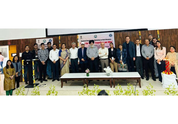 Principal of GMC Jammu and prominent doctors at the workshop at SMGS Hospital Jammu. Principal of GMC Jammu and prominent doctors at the workshop at SMGS Hospital Jammu.