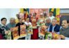 Dignitaries during release of calendar at Jammu on Friday.