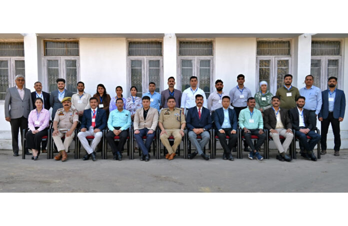 Rajinder Kumar Gupta, Dy Director, SKPA posing along with others during a function on Monday. Rajinder Kumar Gupta, Dy Director, SKPA posing along with others during a function on Monday.