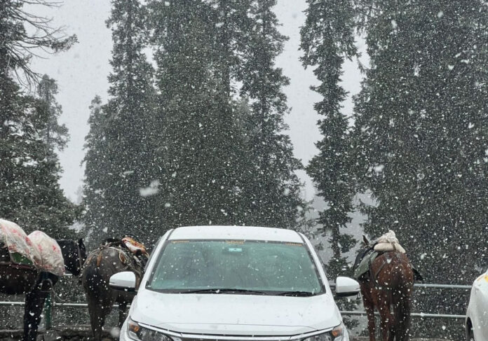 Fresh Snowfall In Higher Reaches Of Kashmir