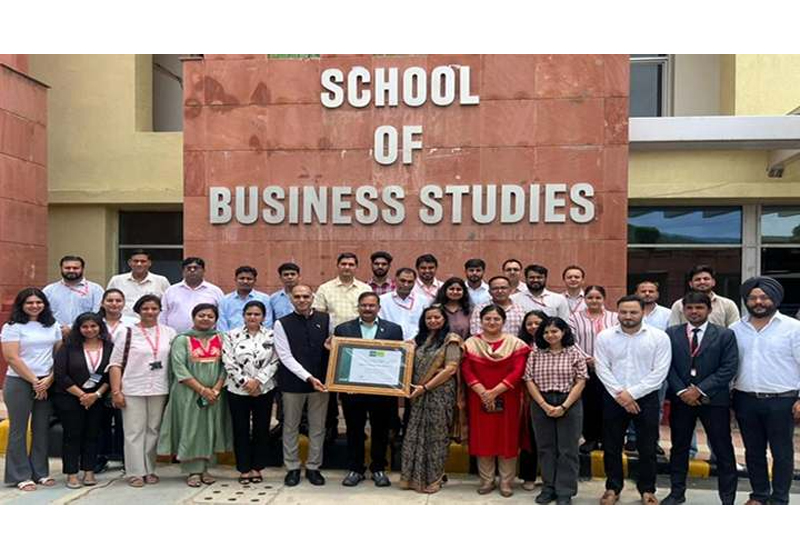 School of Business Studies in CUJ  rated AAA+ in B-School ranking