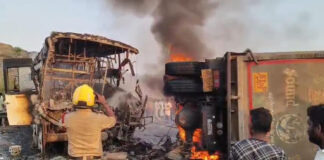 14 Killed In Andhra Bus Fire, CM Naidu Condoles Deaths