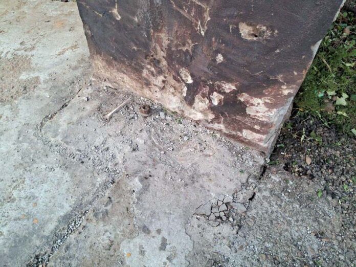 Damage caused to the house of Sarpanch in a blast at Ghagwal.