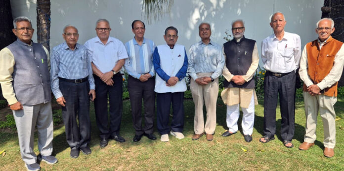 New office bearers and working committee members of Retired Officers Forum.