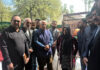J&K BJP General Secretary (Organization) Ashok Koul along with party leaders in Srinagar.
