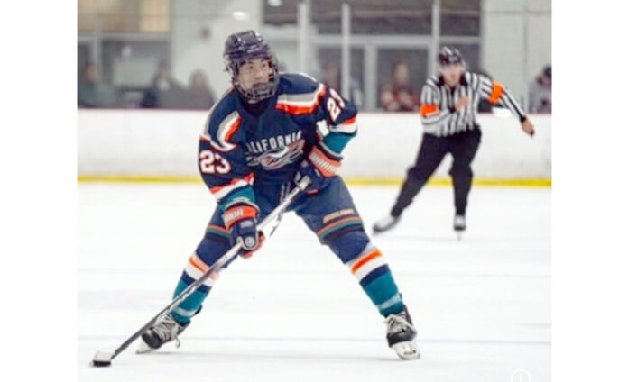 Aamir Ali Nordakh in action during match in Los Angeles.