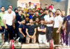 Powerlifters posing for a group photograph during selection trials for National Powerlifting Championships 2026.
