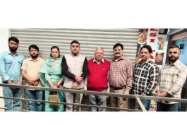 Newly elected office bearers posing for group photograph.