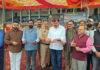 Dignitaries inaugurating Jammu Veteran League Edition 2 at MA Stadium.