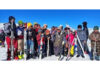 Snow Skiers posing for a group photograph. -Excelsior/Basharat Ladakhi